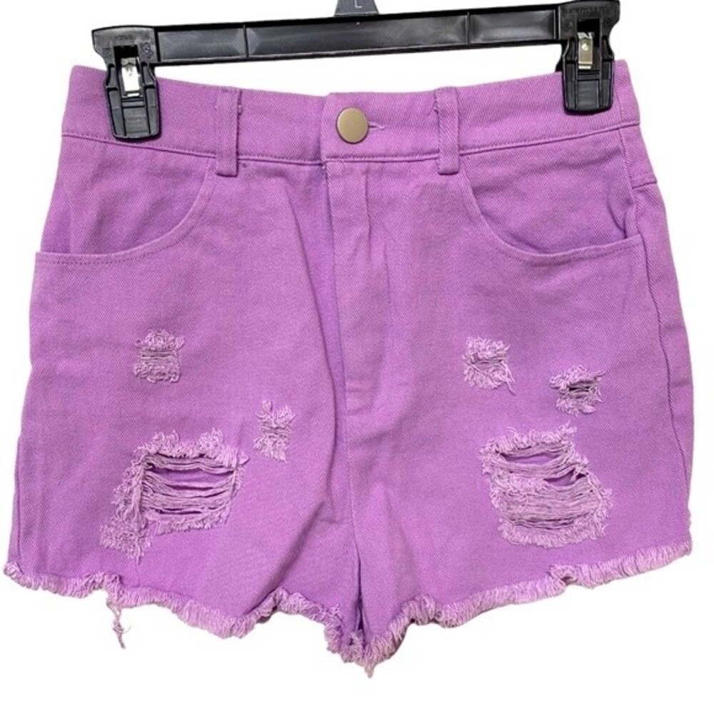 SHEIN Women’s Ripped Short Shorts